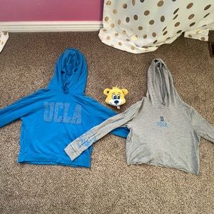 2 PINK By Victoria’s Secret UCLA Small Hooded Sweatshirts
